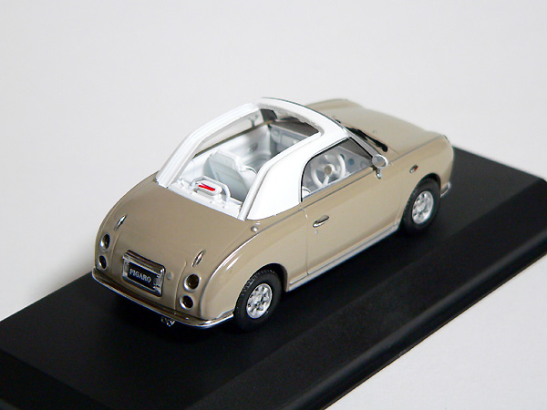 Photo: ## Nissan FIGARO 1/43 DieCast Model Open Topaz Kyosho ##